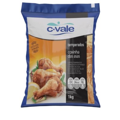 COXINHA ASA TEMP C.VALE PCT 1KG