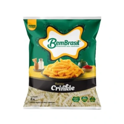 BATATA BB CRINKLE PCT 6X2KG CX 12KG