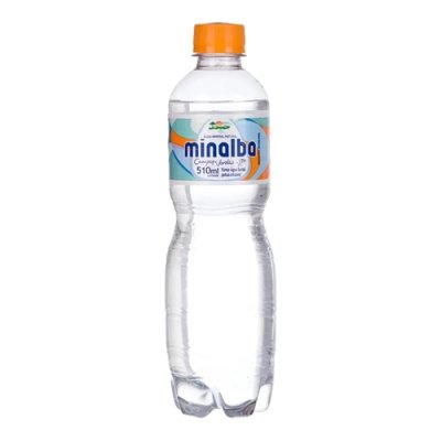 AGUA MINALBA C/G 510 ML FRD 12U