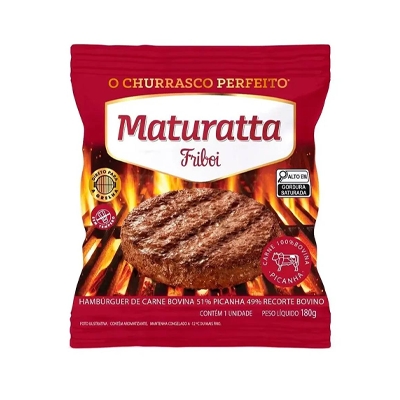 HAMB MATURATTA PICANHA 18X180G CX 3,240KG