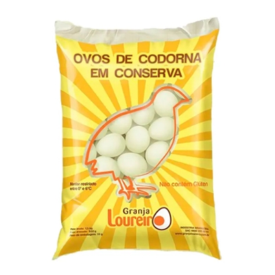 OVOS CODORNA LOUREIRO PCT 900GR CX 13,5 KG