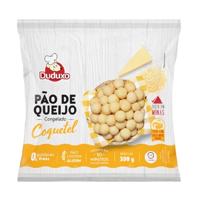 PAO QUEIJO COQ DUDUXO 30X300/CX 9KG