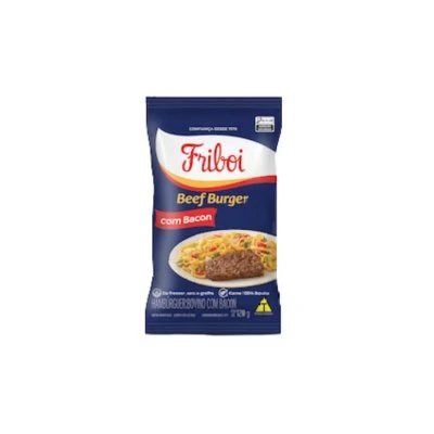 BEEF BURGER BOV C/ BACON FRIBOI SBBEX 21X120G CX 2,52KG