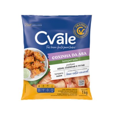 COXINHA ASA TEMP C.VALE PCT 1KG